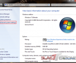 advanced system settings windows 7