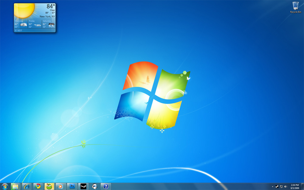  Ascunde sau afiseaza pictogramele de pe desktop in windows 7
