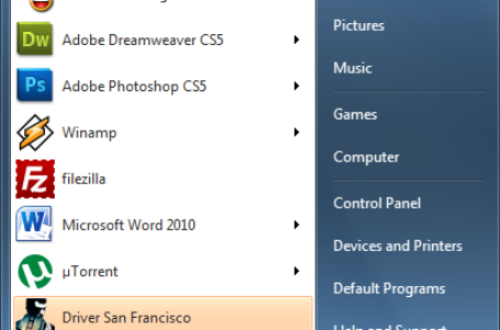 Jumplistul din meniul Start nu mai functioneaza (Windows 7)