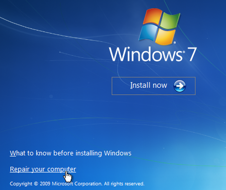  Cum sa reinstalezi boot loader-ul in Windows 7?